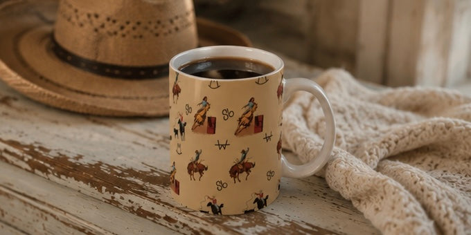 Vintage Cowboy Mug