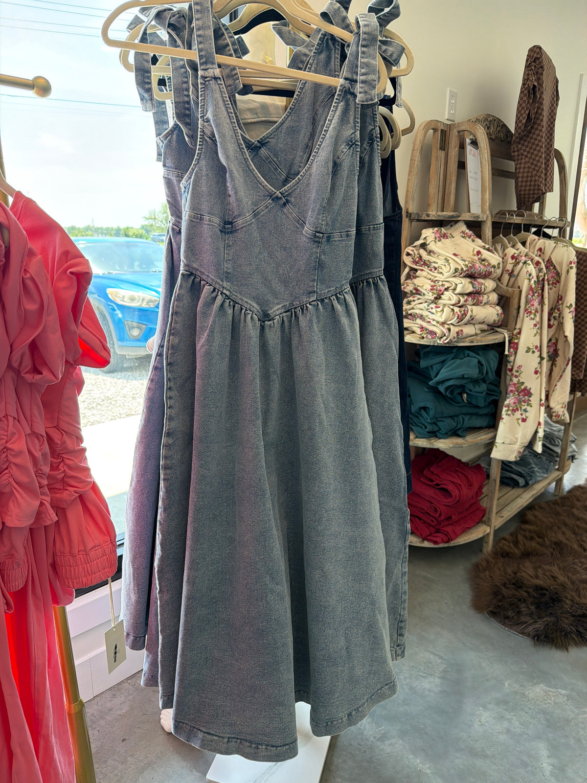 Stretchy Denim Dress