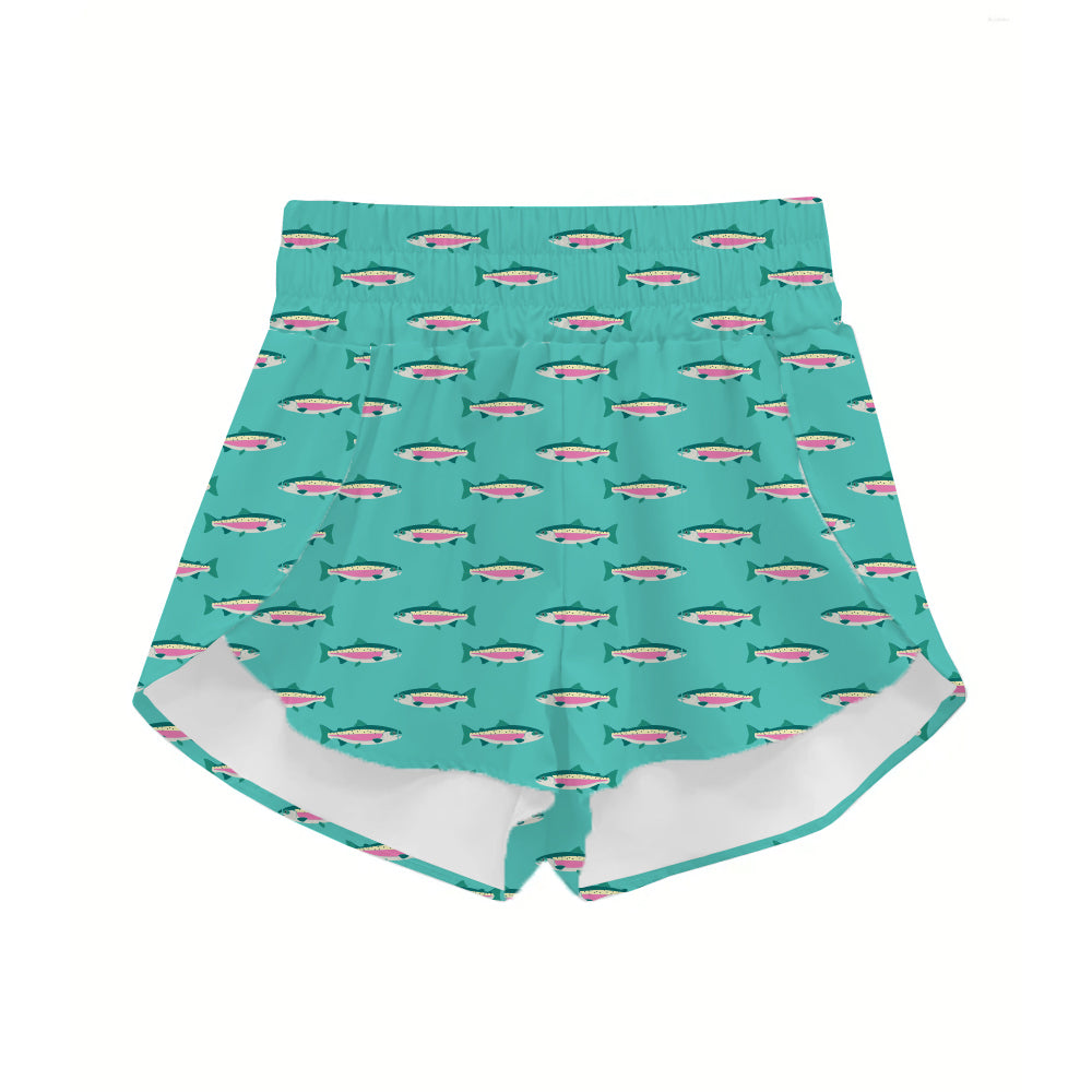 Blue Rainbow Trout Shorts
