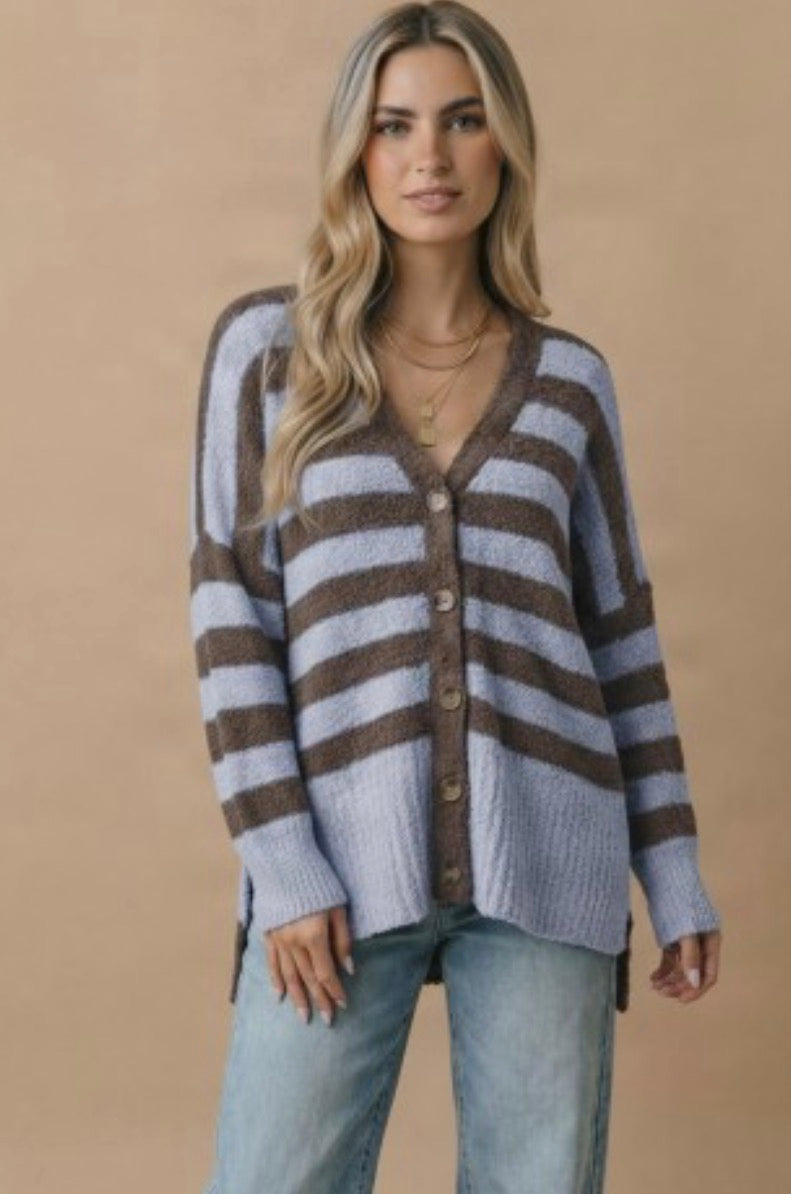 Carmel V Neck Oversized Cardigan