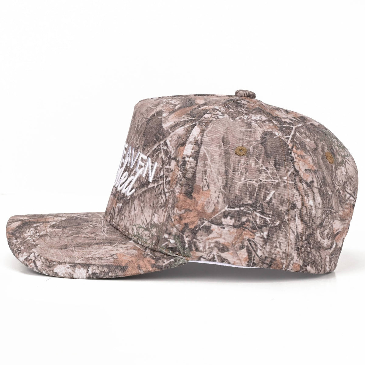 C.C MAKE HEAVEN CROWDED Letter Embroidered Trucker Hat: DKM