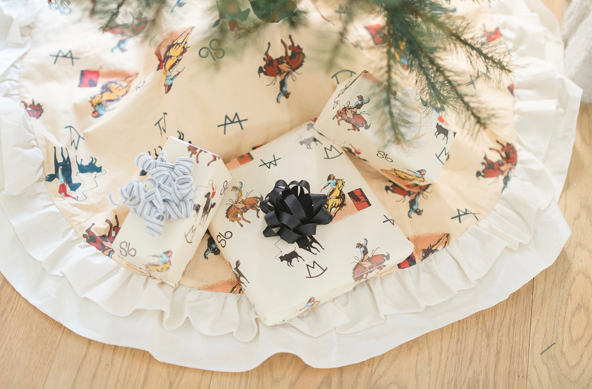 Vintage Cowboy Wrapping Paper