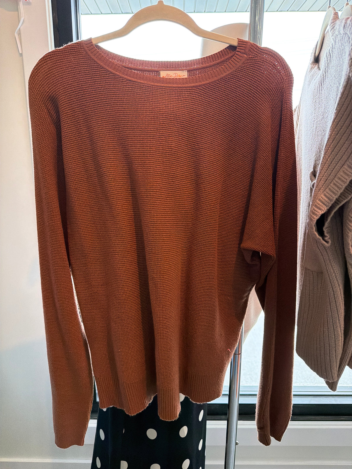 Brown Knitted Sweater