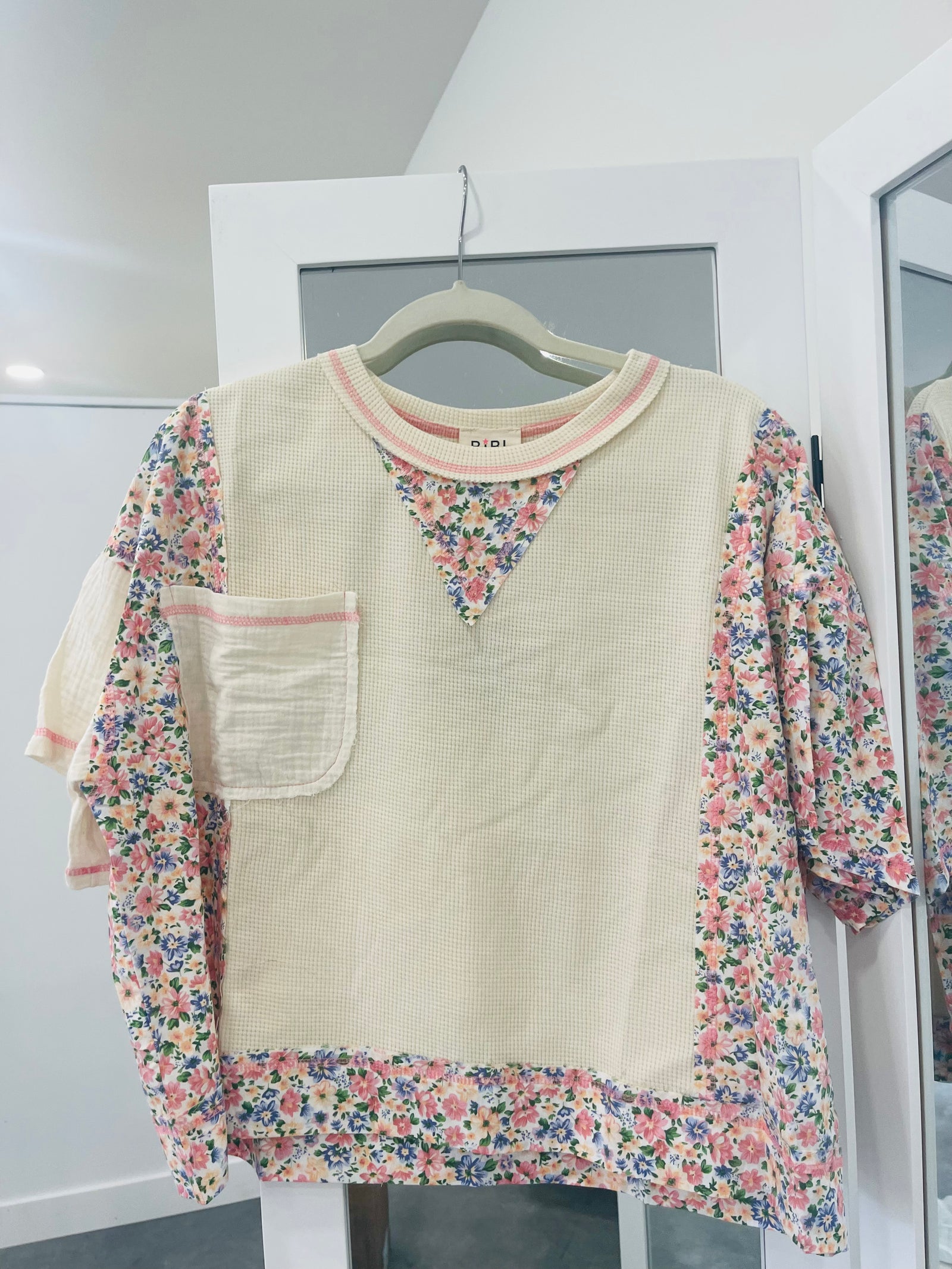 Floral And Ivory Shirt