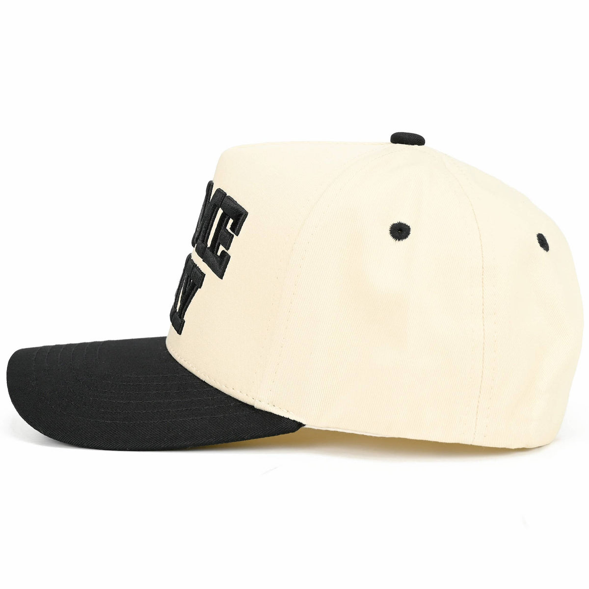 C.C GAME DAY Embroidered Cotton Baseball Cap: Black