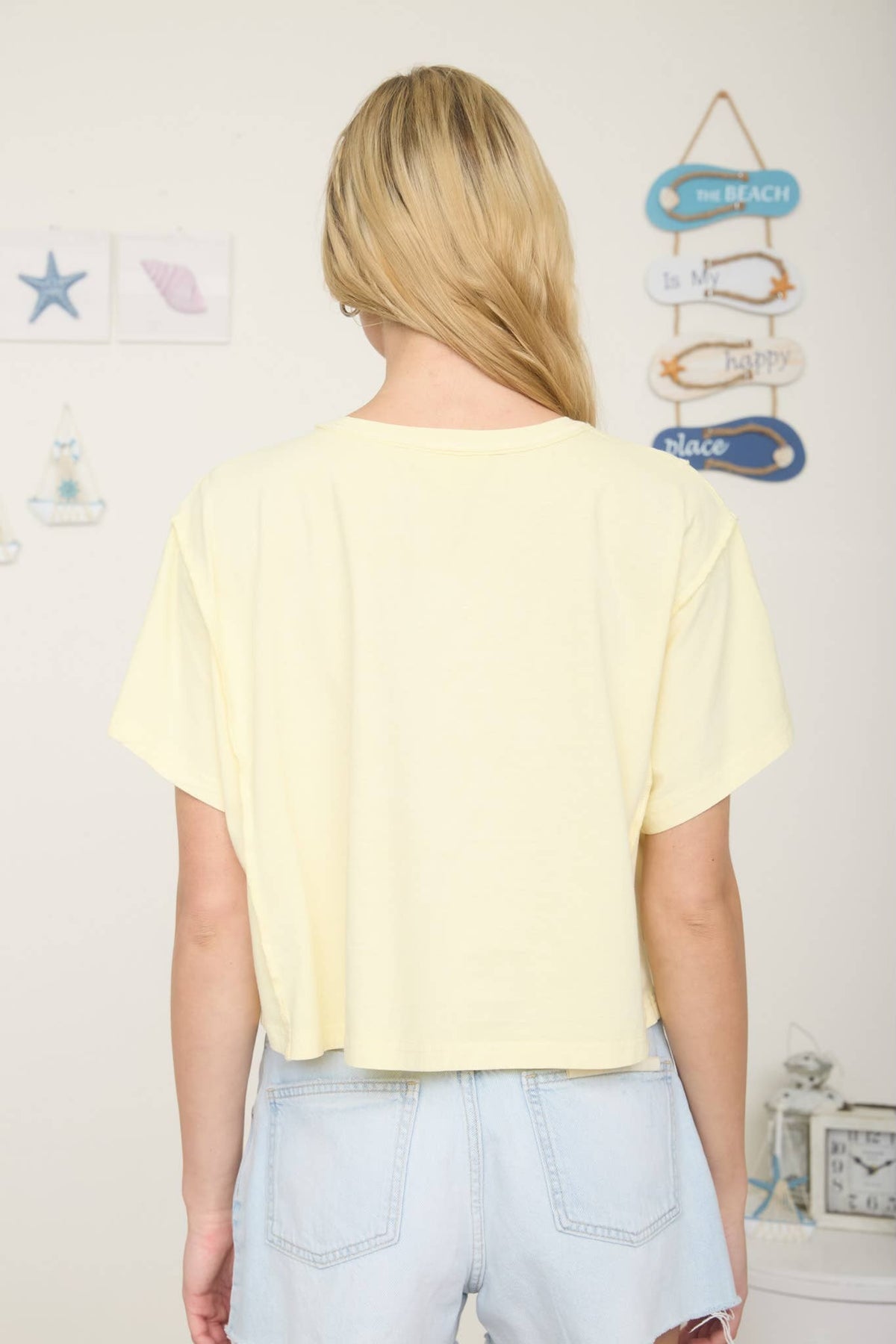 Butter Yellow Button Shirt