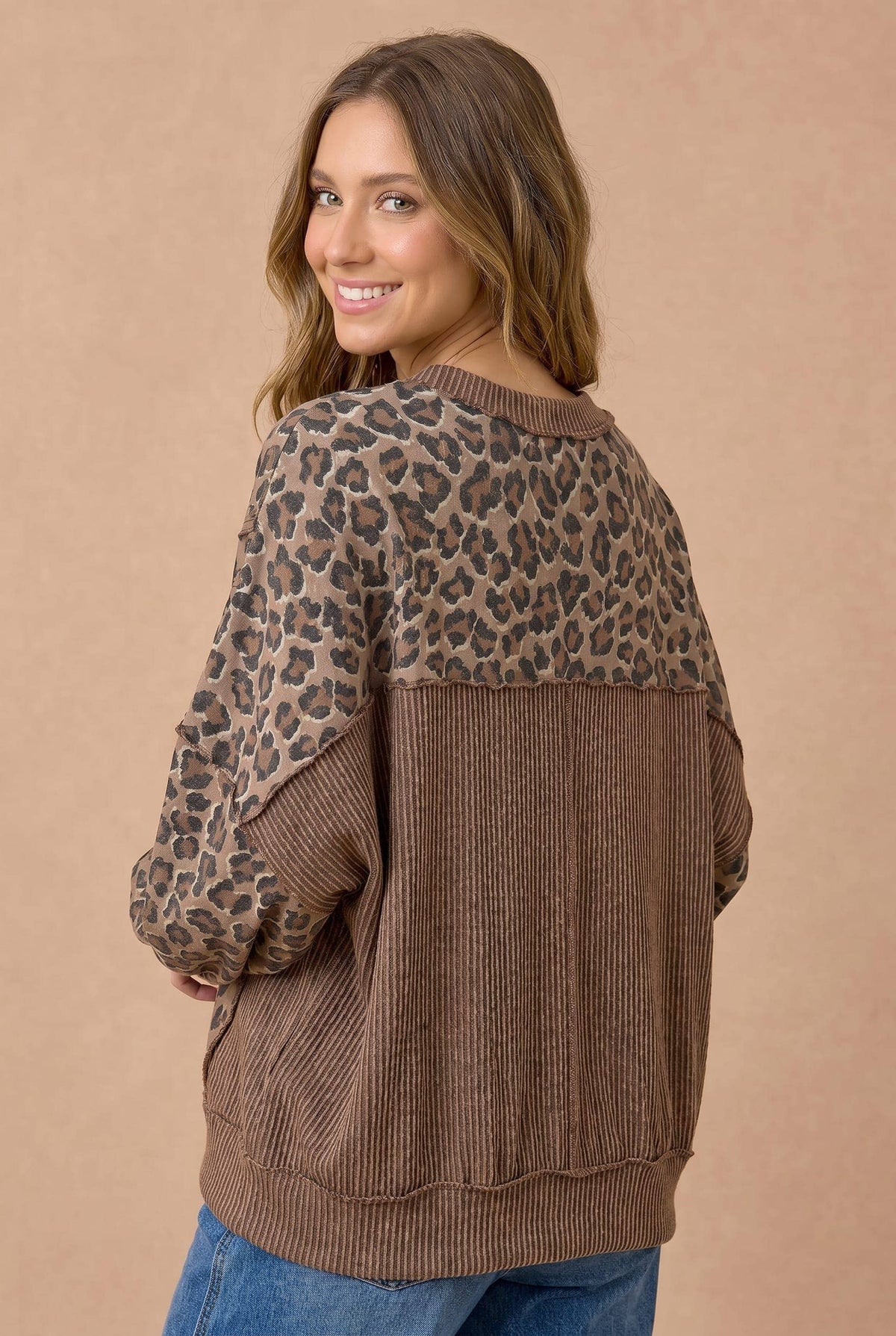 Leopard Print Pullover