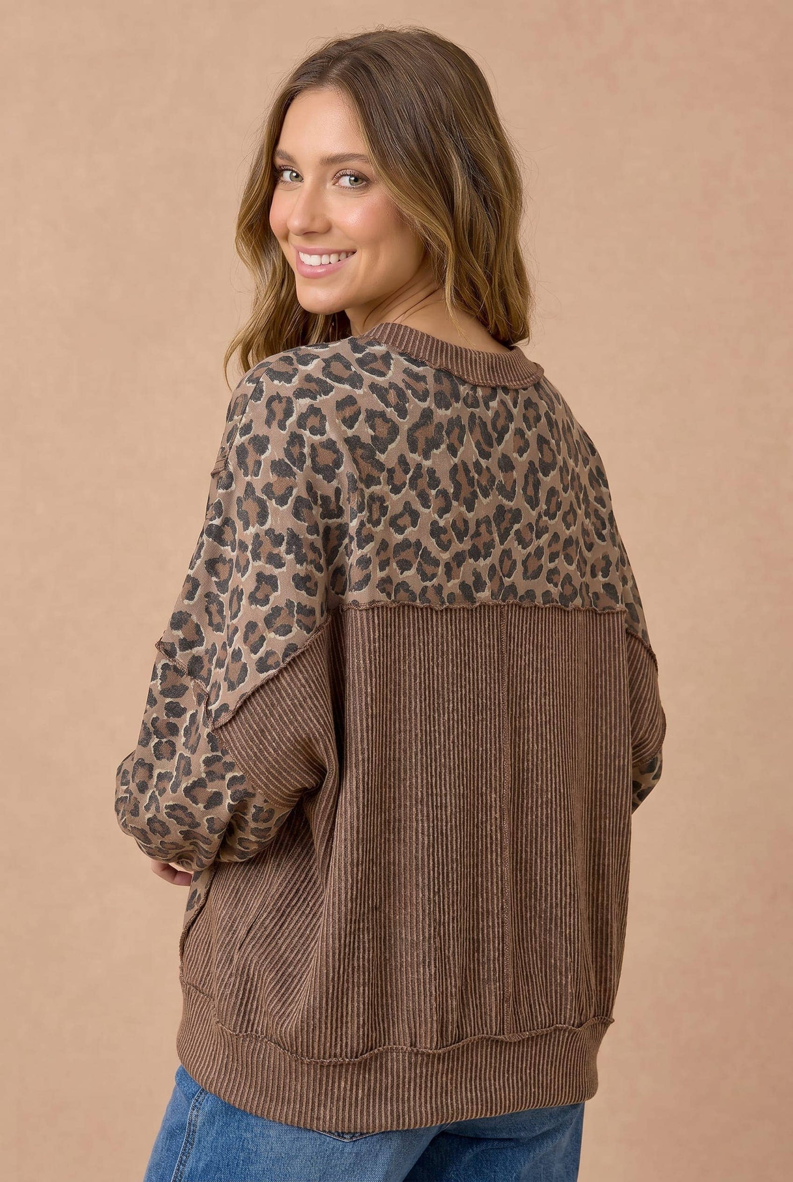 Leopard Print Pullover