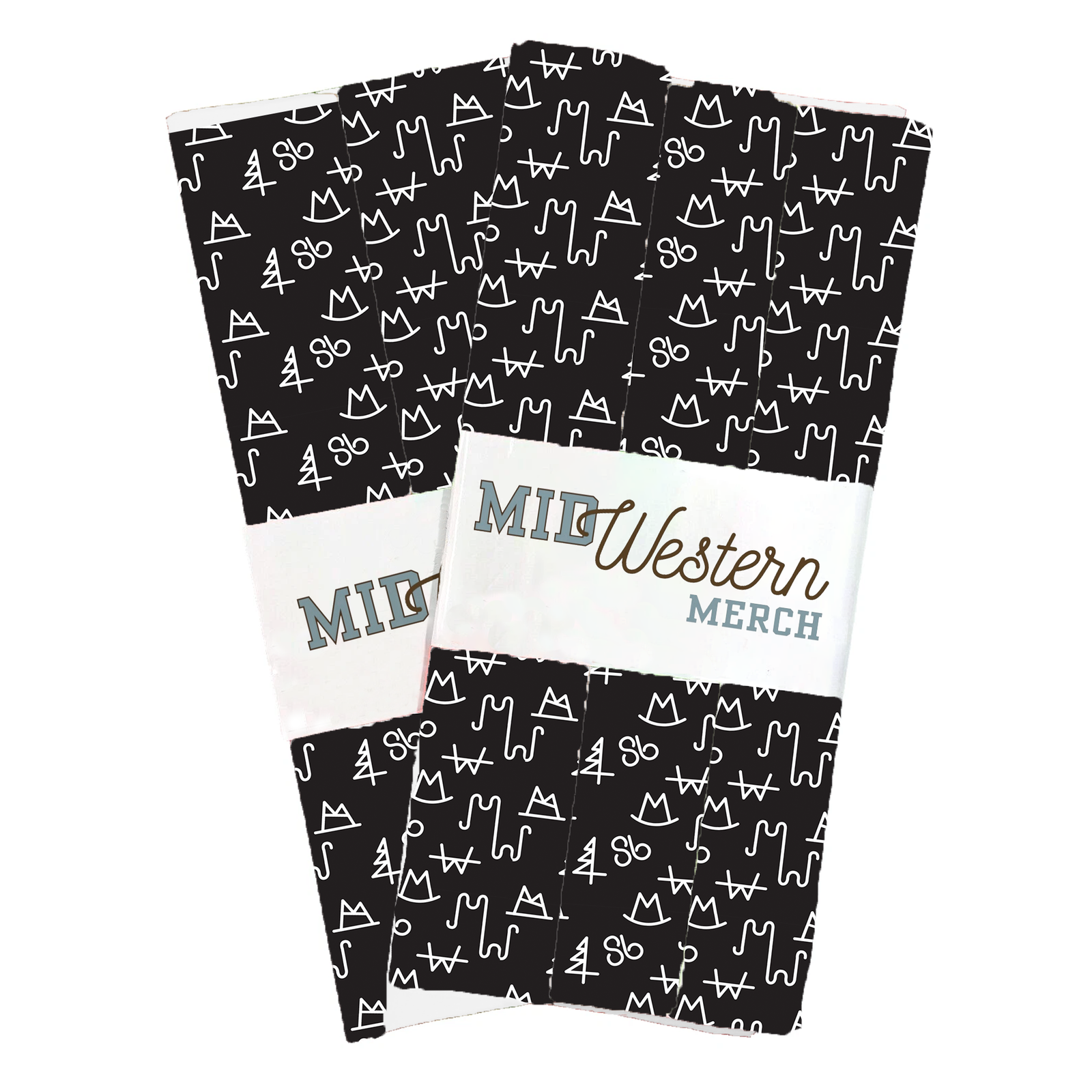 Black Brand 20 Piece Tissue Paper Pack