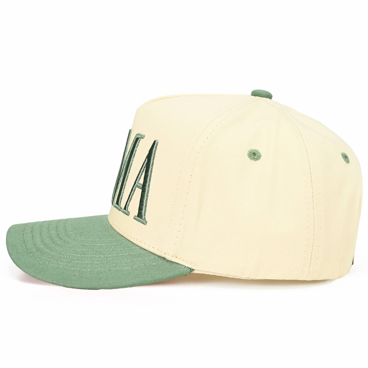 C.C MAMA Letter embroidered Snapback Trucker Hat: Navy