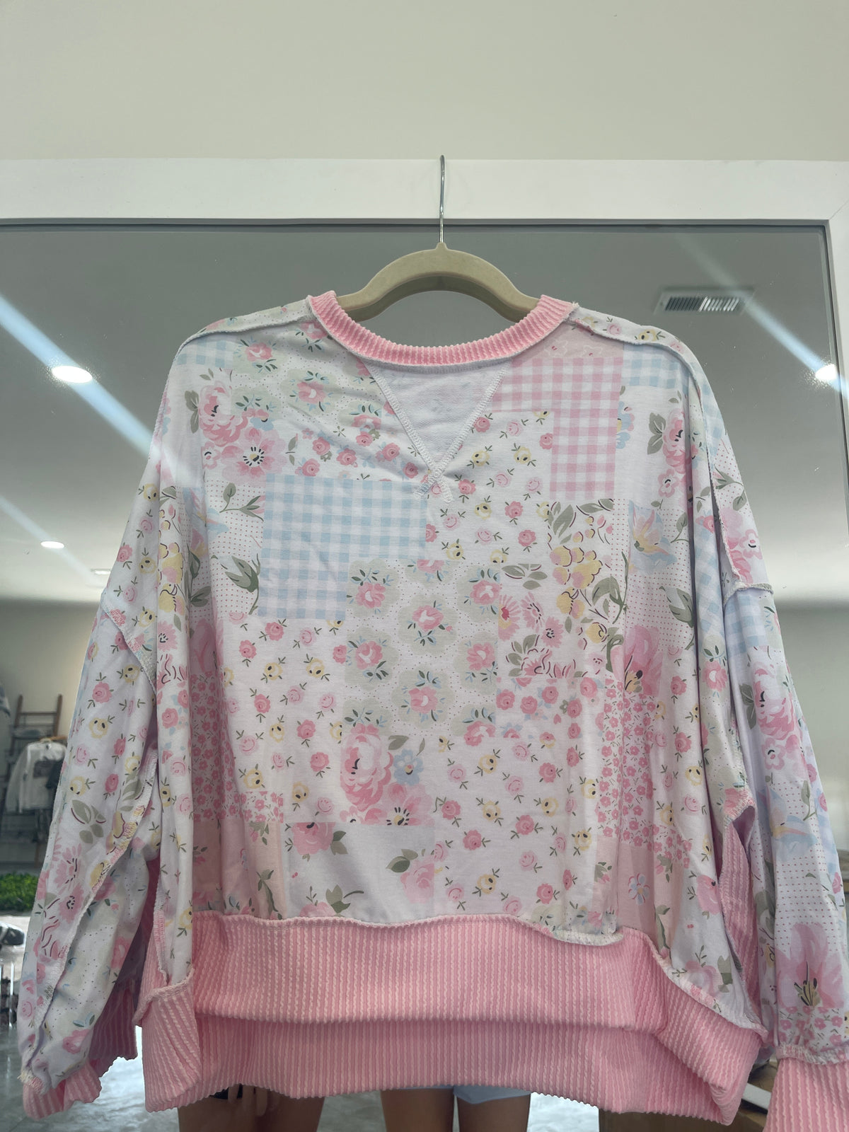 Pastel Floral Flowy Shirt