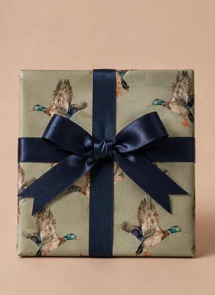 Green Duck Wrapping Paper