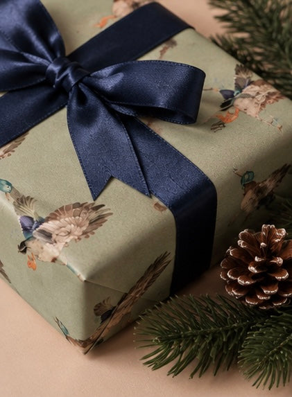 Green Duck Wrapping Paper