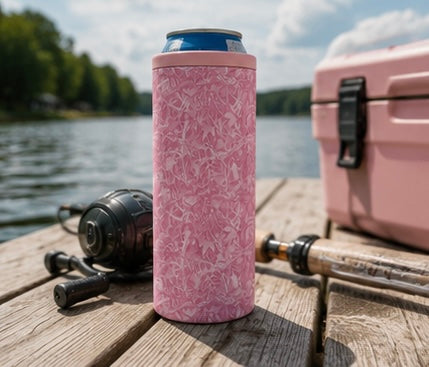 Pink Camo Hard Cooling Can