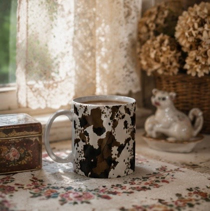 Brown Cowhide Mug