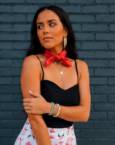 Red for Ruby Buckaroo Scarf