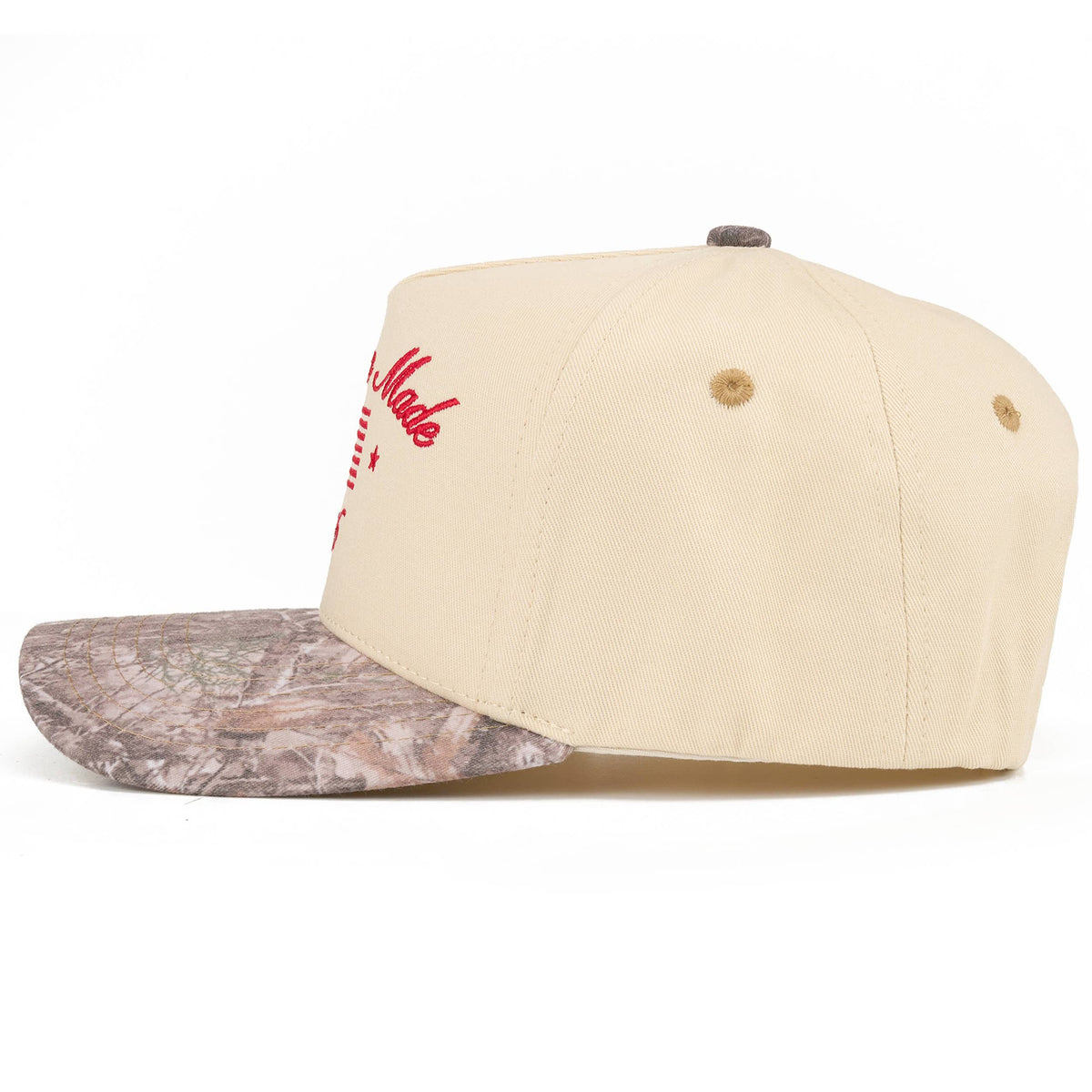 C.C AMERICAN MADE 1776 Letter on Two Tone Trucker Hat: DKM