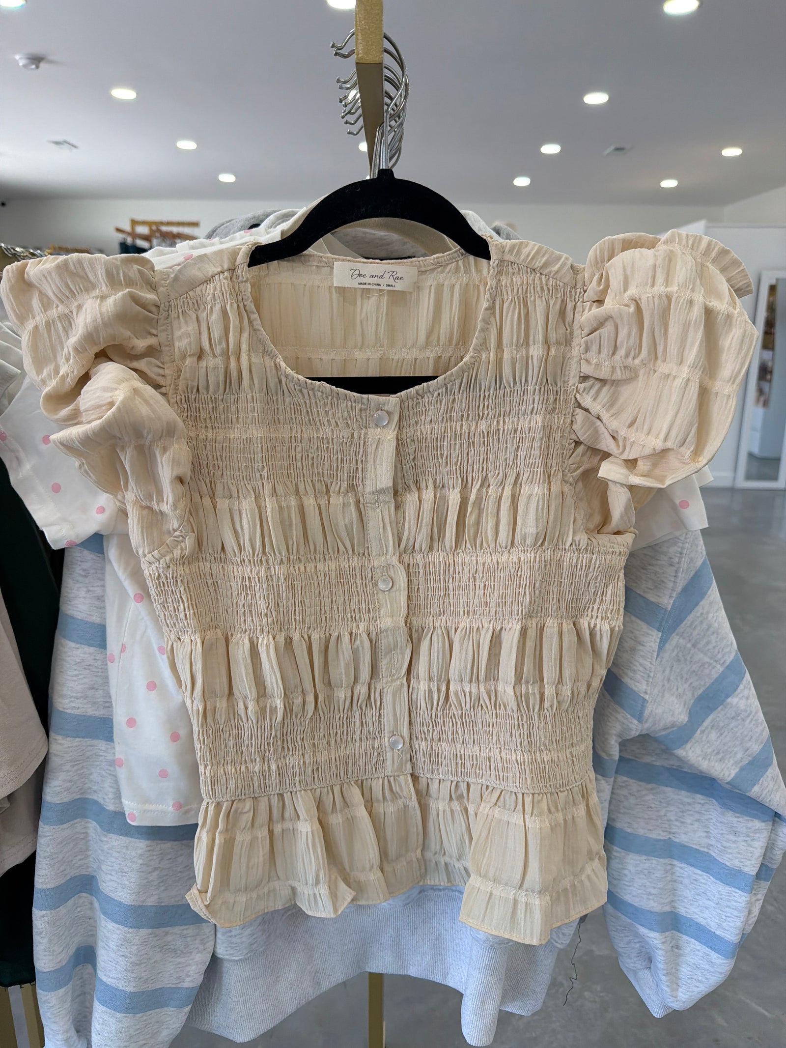 Ruffle Baby Doll Top