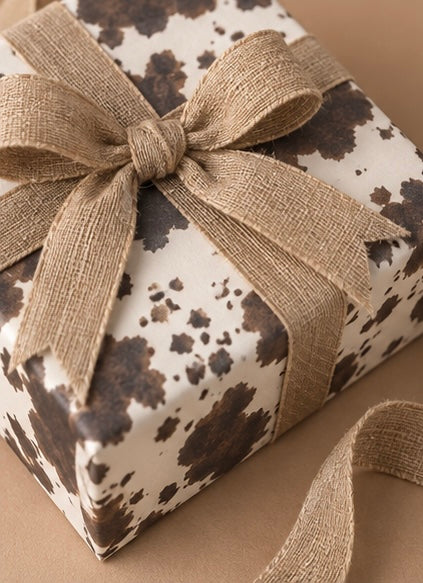Brown Cowhide Wrapping Paper