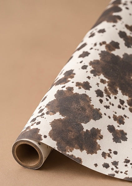 Brown Cowhide Wrapping Paper