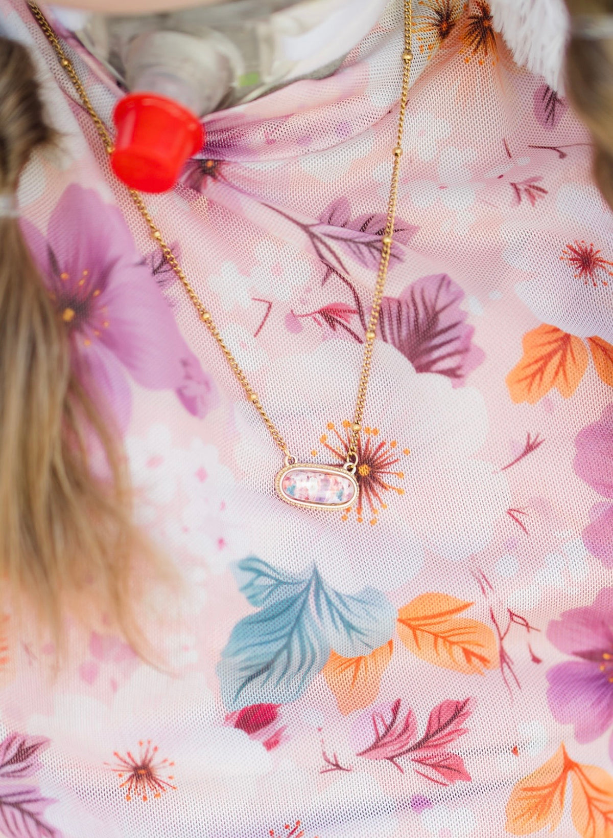 Scarlett Floral Necklace (Almost Sold Out of First 500! Preorder Opens Once Sold Out)