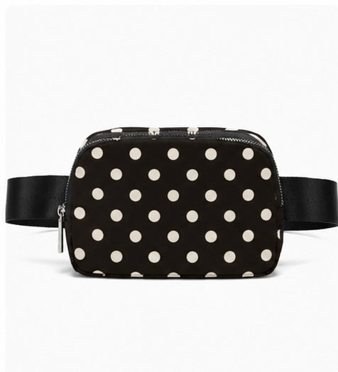 Black Polka Dot Crossbody Bag