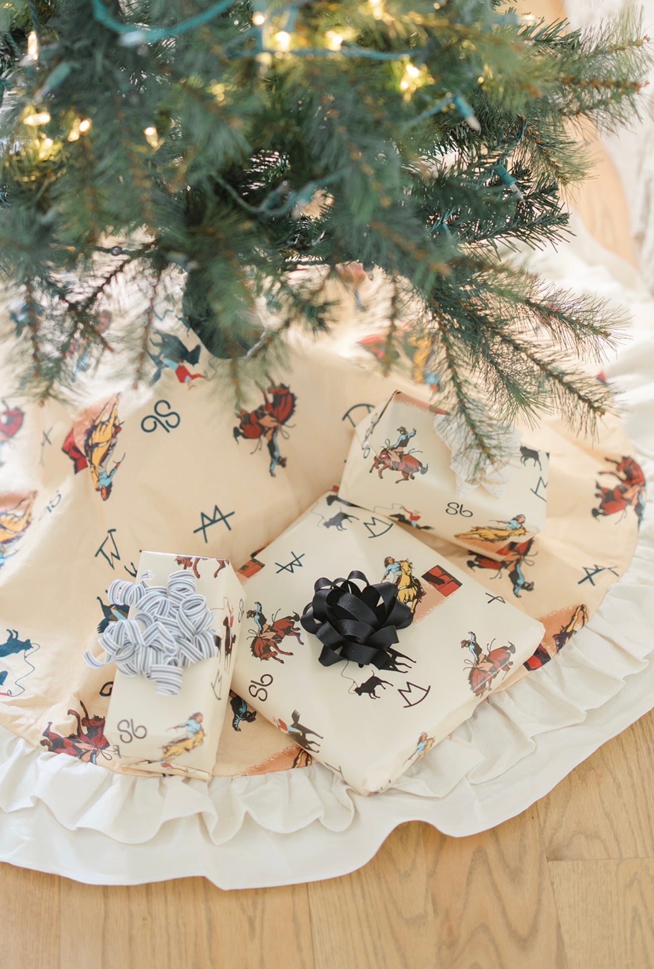 Vintage Cowboy Wrapping Paper