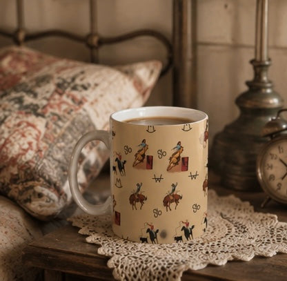 Vintage Cowboy Mug