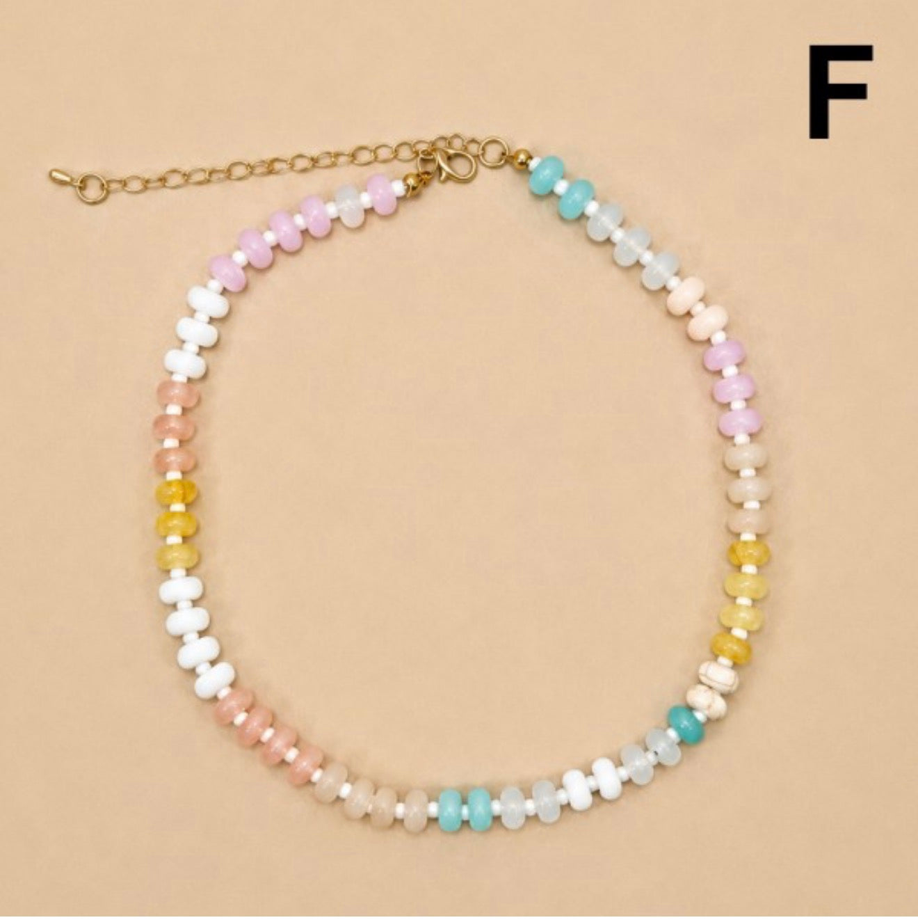 Glass Beaded Mixed Necklace