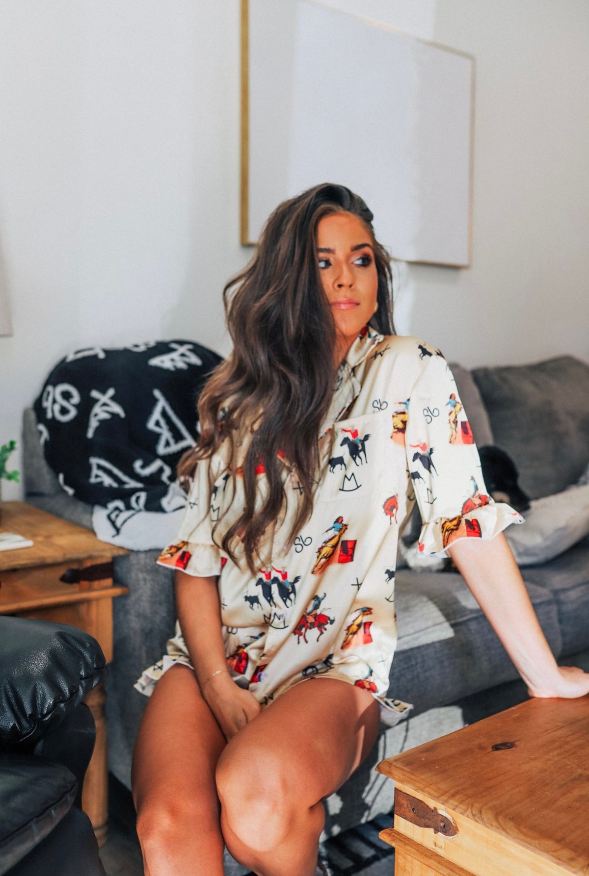 Vintage Cowboy Pajama Set