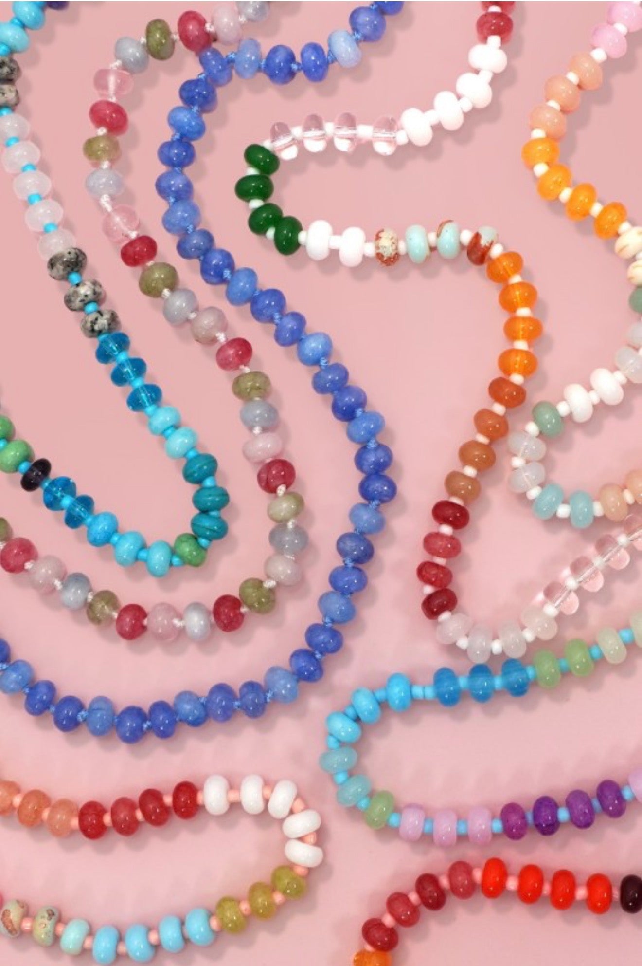 Glass Beaded Mixed Necklace