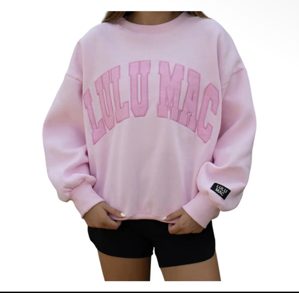 Lulu Mac Pink Crew Neck