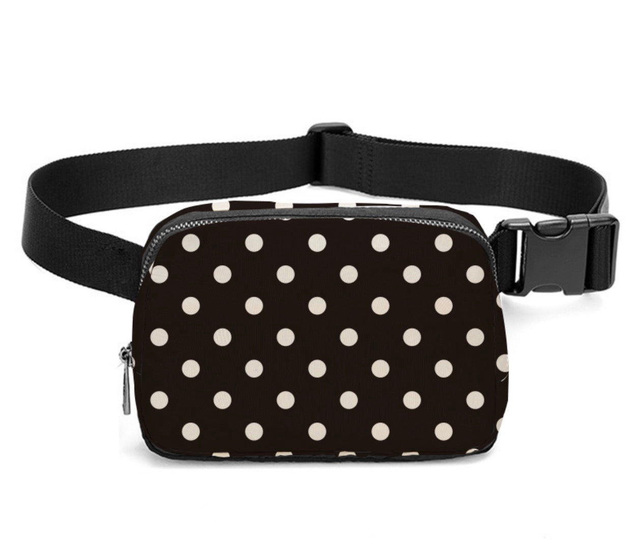 Black Polka Dot Crossbody Bag