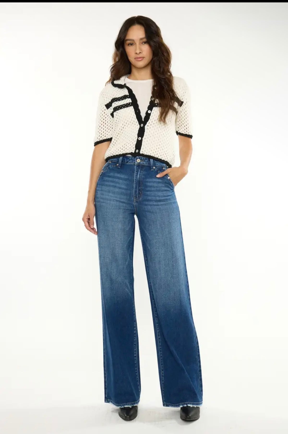 Ultra High Rise A-Line Trouser Wide Leg