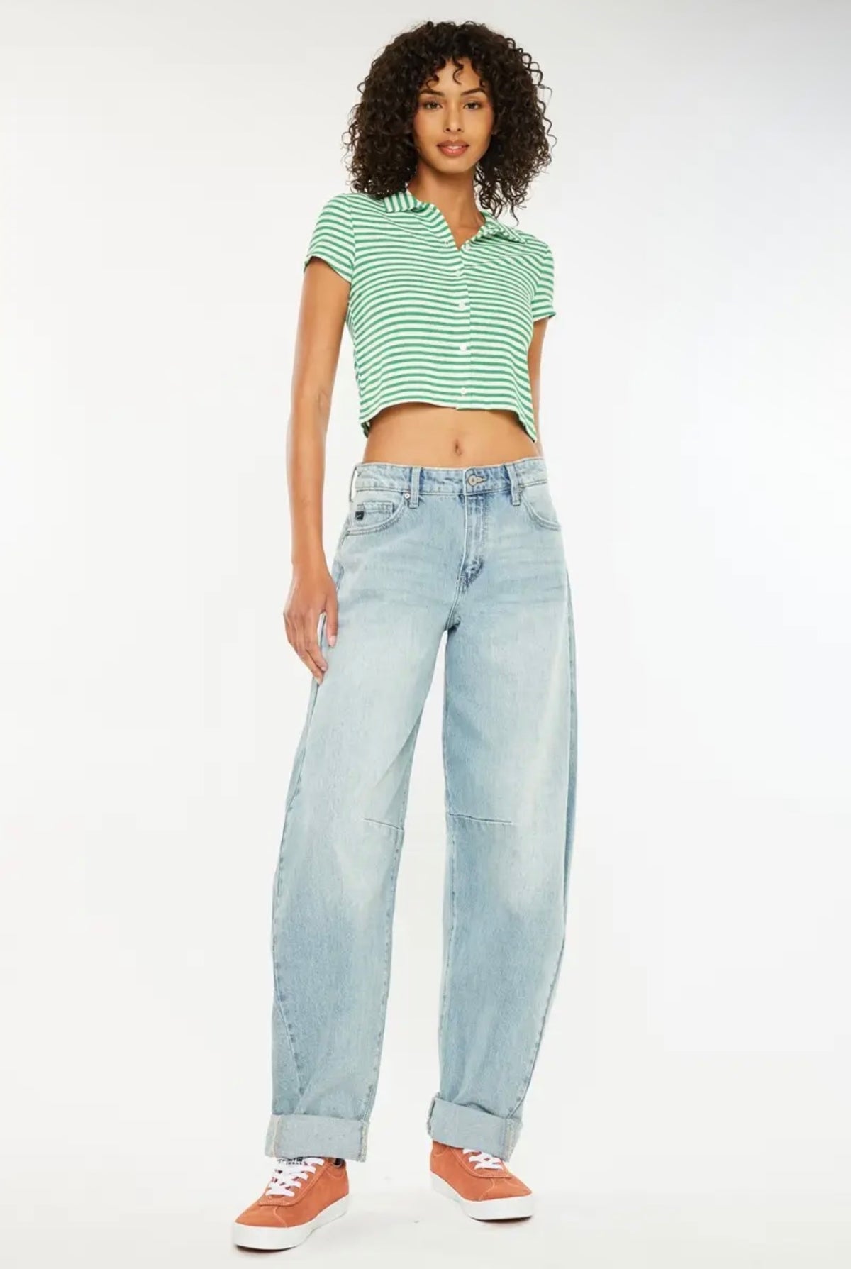 Low Slung Horse Shoe Jeans