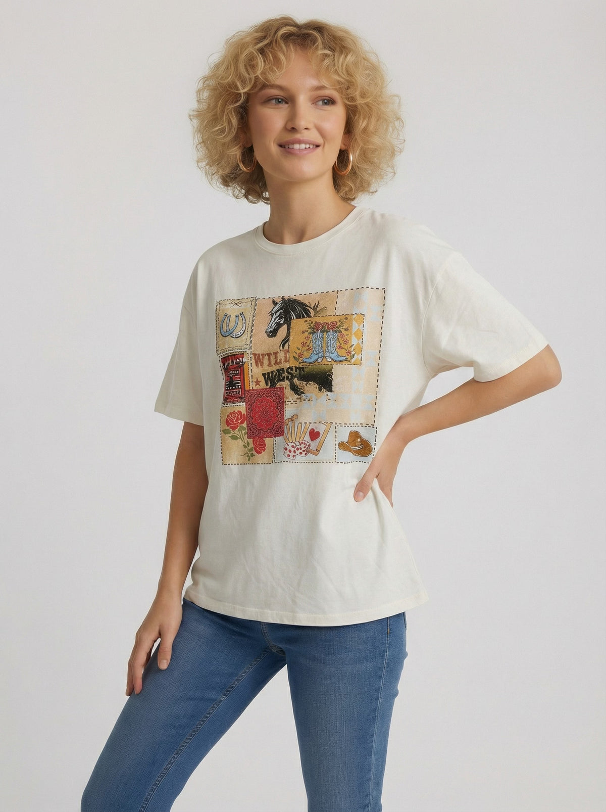 Cowboy Stamp Graphic Tee