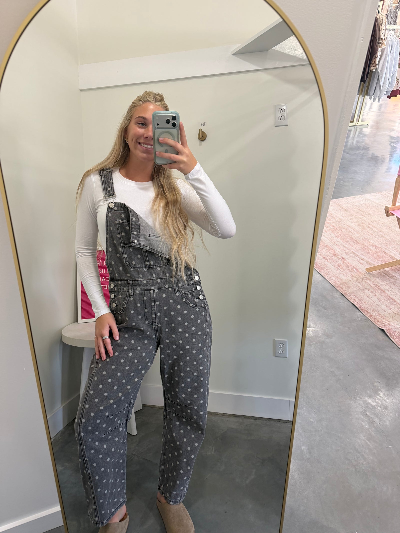 Polka Dot Overalls