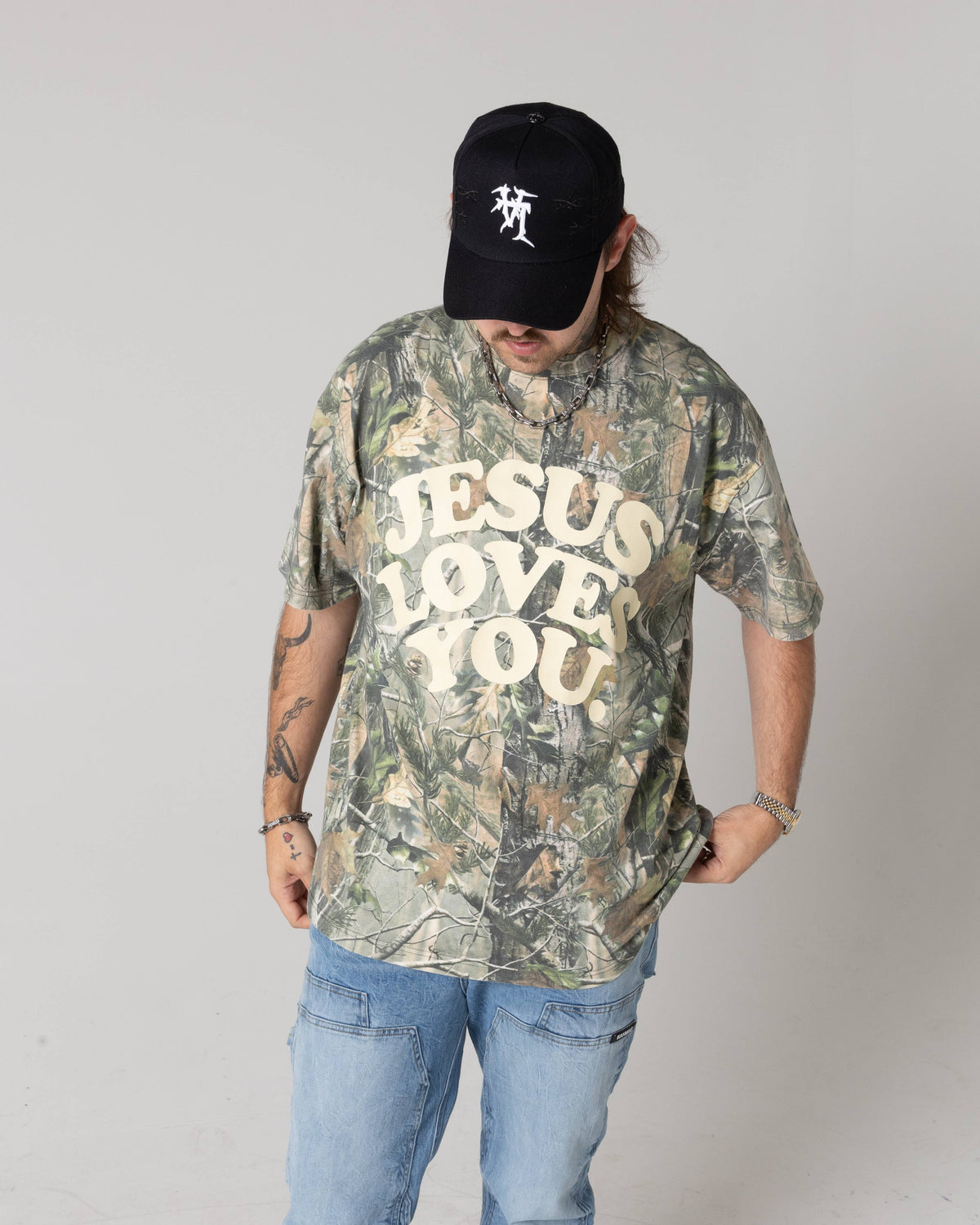 LMTD || Heavyweight Camo Tee || Oversized: S