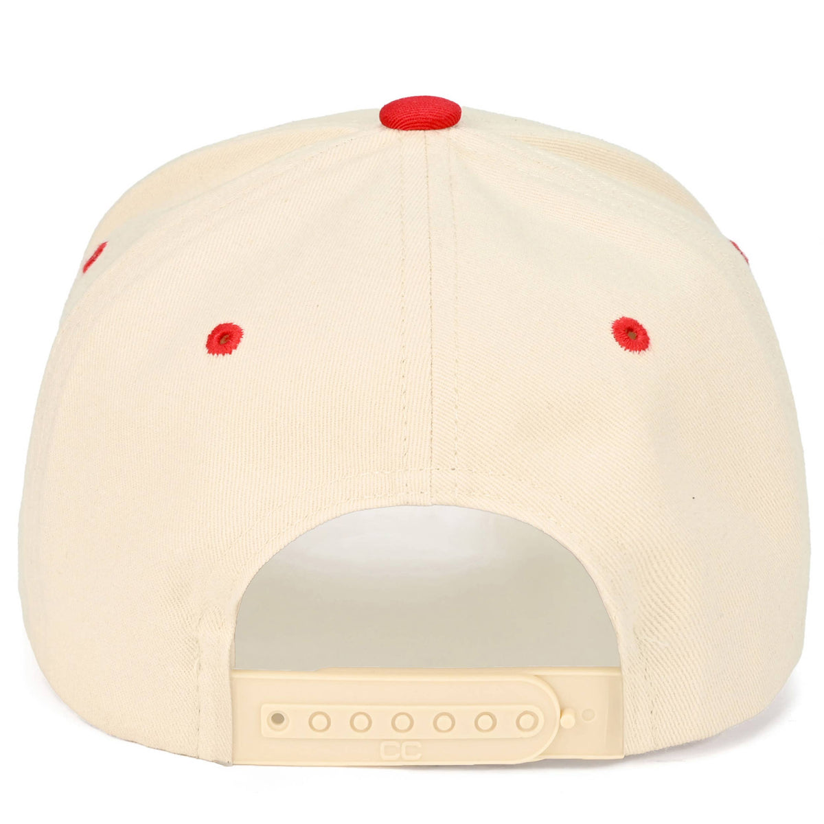 C.C AMERICAN MADE 1776 Letter on Two Tone Trucker Hat: Red