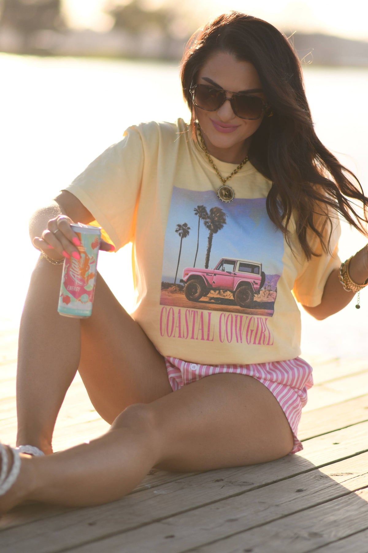 Coastal Cowgirl Tee Butter