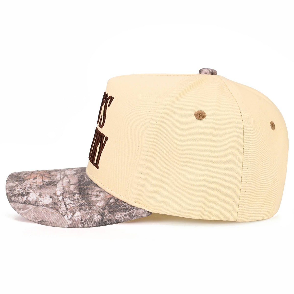 C.C GOD'S COUNTRY Letter on Two Tone Trucker Hat: DKM