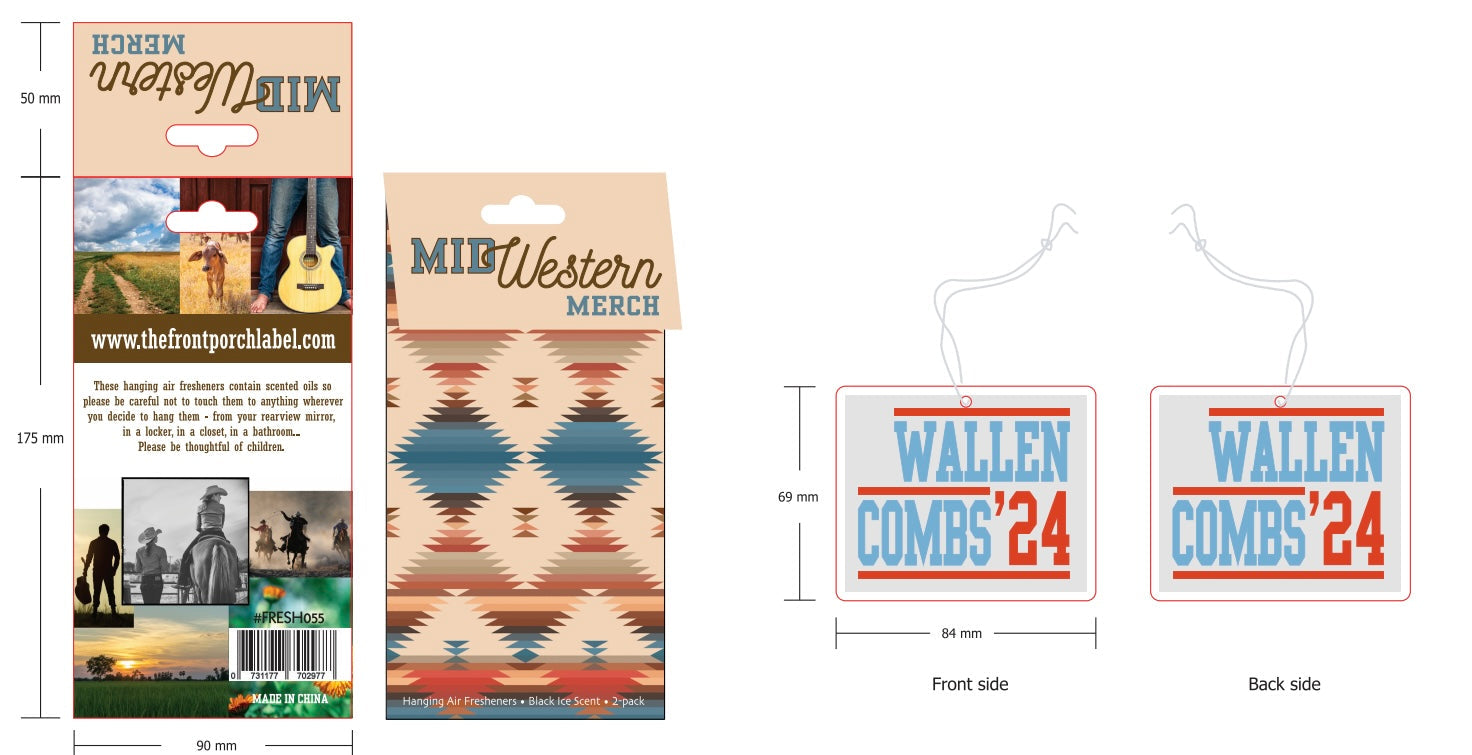 Wallen Combs '24 Air Freshener