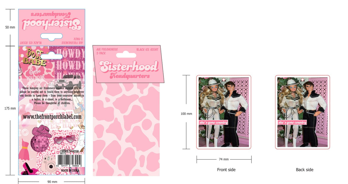 She&#39;s Gone Country Air Freshener