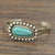 Large Turquoise Stone Cuff Bracelet